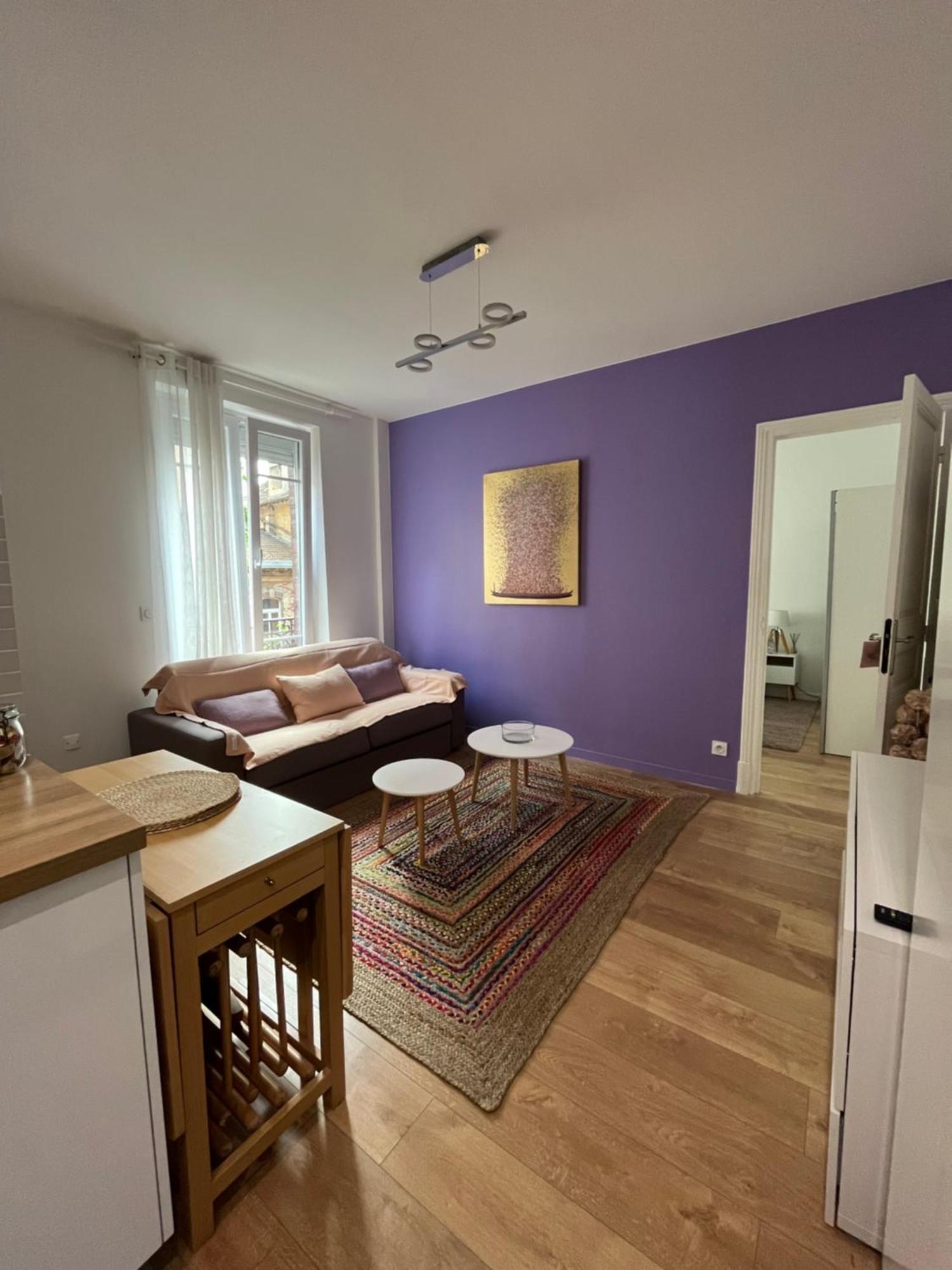 Pretty Purple Apartment